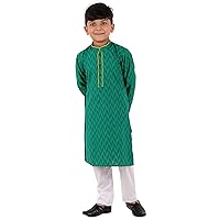 Chevon weave handloom Self design full sleeves Ethnic Wear Regular Fit kurta & Pyjama set