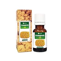 Fenugreek (Trigonella foenum) Essential Oil 100% Pure & Natural Undiluted Uncut Therapeutic Oil - Use for Aromatherapy (0.5 fl oz)