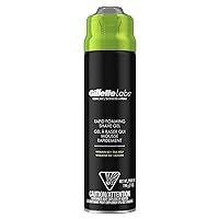 Gillette Labs Rapid Foaming Shaving Gel for Men, Alcohol, Dye and Paraben-Free with Vitamin B3 and Sea Kelp, Cools and Soothes Skin, 7 OZ
