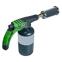 Dual Flame Butane Torch Gun - Refillable Luxury Hand Held Mini Blow Torch  for Cooking, Creme Brulee, Soldering, Welding, & Resin Art - Adjustable