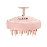 HEETA Scalp Massager Hair Growth, Soft Silicone Bristles to Remove Dandruff and Relieve Itching, Scalp Scrubber for Hair Care Relax Scalp, Shampoo Brush for Wet Dry Hair, Upgraded Material, Light Pink