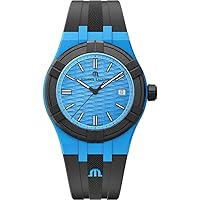 Maurice Lacroix AIKON #Tide Blue Black 40mm Swiss Quartz Watch AI2008-80080-300-0
