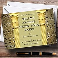 Ancient Greek Greece Toga Personalized Party Invitations