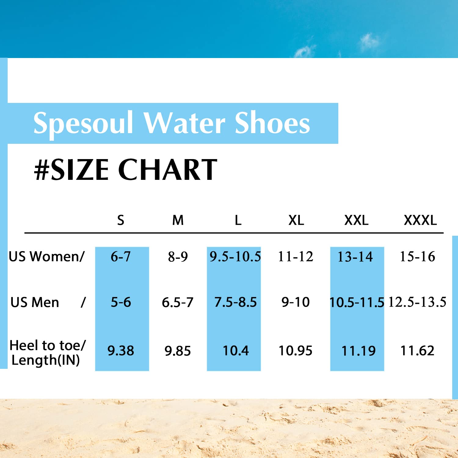 Spesoul Womens and Mens Water Shoes Breathable Quick Dry Soft Barefoot Aqua Socks for Hiking Swim Beach Surf Yoga Sport