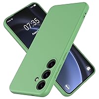 for Samsung Galaxy S24 Plus Case,Durable and Stylish Drop Tested Soft Silicone Gel Rubber Slim Fit Protective Phone Case for Samsung Galaxy S24 Plus (Green)