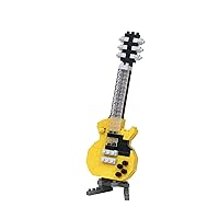 nanoblock - Electric Guitar Yellow, [Instruments], Collection Series Building Kit