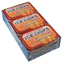 ICE CHIPS Xylitol Candy Tins (Cinnamon, 6 Pack) - Includes BAND as shown