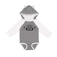 Friends Tv Show Central Perk Long Sleeve Baby Onesie with Ears