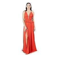 Dress the Population Women's Athena Fit and Flare Maxi Dress