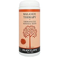Plantlife Balance Therapy Bath Salts - Straight from The Plant Natural Aromatherapy Bath Salts - Balance, Calm, and Release Tension in The Body - Made in California 16 oz