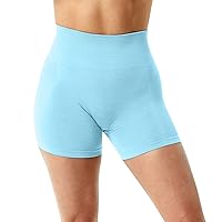 Women High Waisted Pants,Workout Butt Lifting Shorts High Waisted Seamless Gym Yoga Booty Shorts