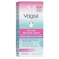 Vagisil Prohydrate Internal Vaginal Moisturizer, Gel & Lubricant for Women, Gynecologist Tested, 8 Count, Pack of 1 (8 Total Applicators)