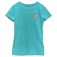 Disney, Big Princesses Little Brother Pocket Girls Short Sleeve Tee Shirt