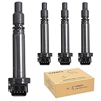 Ignition Coil Pack Replacement for 2.5 2.7 3.5 4.6 5.7 Toyota Camry 4Runner Avalon Highlander Land Cruiser Sequoia Tundra, Scion tC, Lexus IS250 GS350 2010 2012 2013 2014 2015 2016 2017, C1596 UF507
