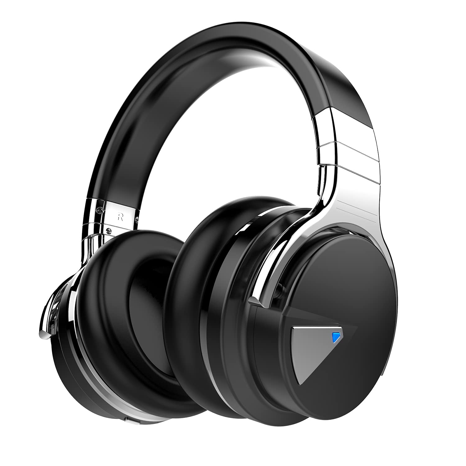 Qisebin E7 Headphones Active Noise Cancelling Headphones Bluetooth Headphones with Microphone Deep Bass Wireless Headphones Over Ear, Comfortable P...