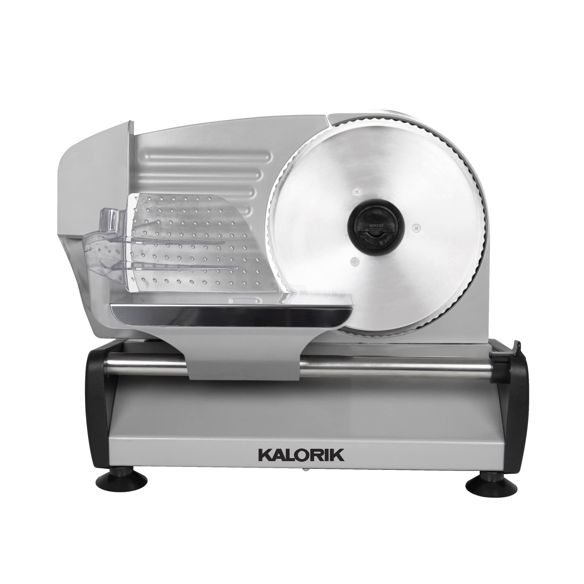 Kalorik 200W Professional Food Slicer with Safety Switch, Easy to Clean, Stainless Steel