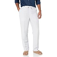 Cubavera Men's Linen-Blend Pants with Drawstring (Size Small-5x Big & Tall)