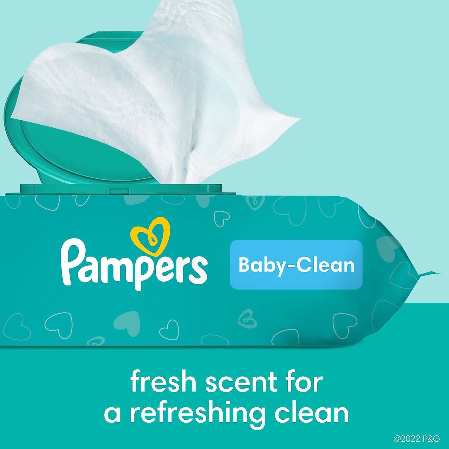 Baby Wipes, Pampers Baby Fresh Scented Baby Diaper Wipes, 8X Pop-Top Packs and 8 Refill Packs for Dispenser Tub, 72 Count (Pack of 16), 1152 Total Wipes (Packaging May Vary)