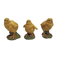 Design Toscano QM12335 Hatching Chicks, Baby Chicken Statues,Full Color