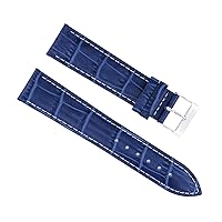Ewatchparts 18MM/16MM ITALIAN LEATHER WATCH STRAP BAND COMPATIBLE WITH FRANCK MULLER 5850 WATCH BLUE WS