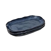 (Amazon.co.jp Exclusive) Commercial Set of 3 Oval Baking Dishes (Denim)