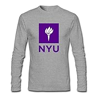 Men's Nyu New York University Long Sleeve T Shirt