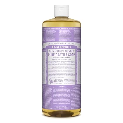 Dr. Bronner’s - Pure-Castile Liquid Soap (Lavender, 32 ounce)