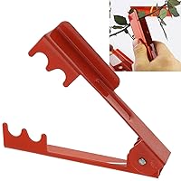 Professional Rose Leaf Thorn Stripper Tool, Roses Thorn Remover,Tree Pruner Hand Tools, Cordless Trimmer for Gardening Flower Arrangement(Red)