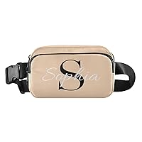 Custom Peach Fanny Pack for Women Men Personalizied Belt Bag Crossbody Waist Pouch Waterproof Everywhere Purse Fashion Sling Bag for Workout Hiking Travel