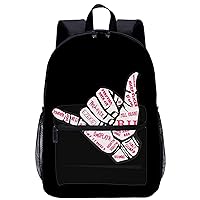 BJJ Shaka 17 Inch Laptop Backpack Lightweight Work Bag Business Travel Casual Daypack