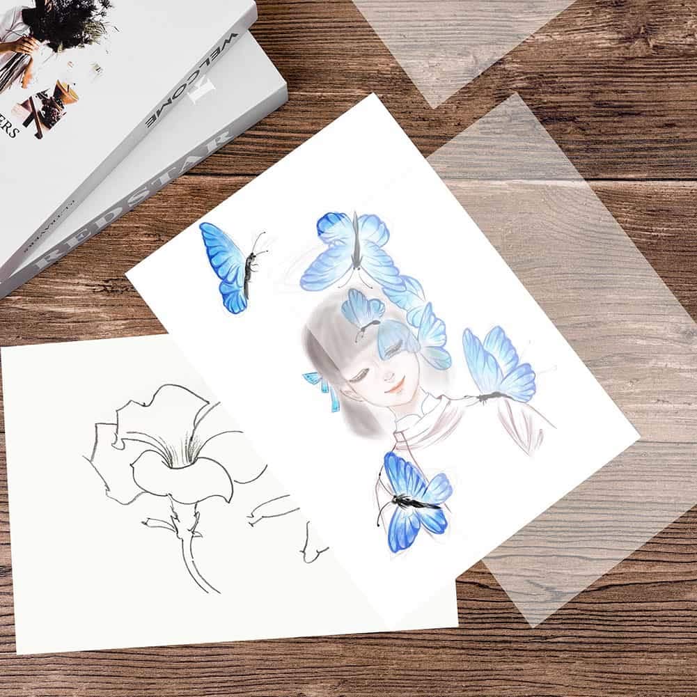 Mua Vellum Paper, Cridoz 50 Sheets Vellum Transparent Paper  x 11 Inches  Translucent Clear Paper for Printing Sketching Tracing Drawing Animation  trên Amazon Mỹ chính hãng 2023 | Fado