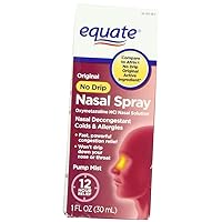 Nasal Spray, No Drip Original, 1oz (Compare to Afrin) 1-Pack