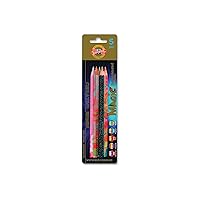 Koh-I-Noor MAGIC 3406 Jumbo Special Coloured Pencil in Blister Pack