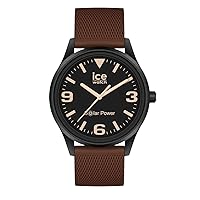 ICE-WATCH - Ice Solar Power Casual Brown - Men's Wristwatch With Silicon Strap - 020607 (Medium)