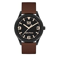 Ice-Watch - ICE solar power casual brown - brown men's watch with silicone strap - 020607 (Medium), brown