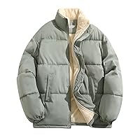 Mens Warm Parka Jacket Puffer Jacket Winter Coat Winter Jacket Coat Leisure Plus Size