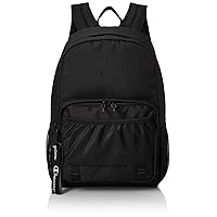 Champion No. 67761 Carina Rucksack, 5.8 gal (22 L), Can Store A4-Size A4 Size, Large Capacity, Black (Embroidery: Black)