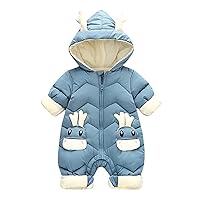 Coat for Toddler Boys Jumpsuit Deer Jacket Infant Romper Girls Winter Coat Baby Boy Ear Kids Jacket with Hood