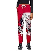 to Your Eternity Casual Jogging Pants with Neutral Cartoon Pattern Printing