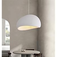 24 Inch Large Modern Pendant Light Simple Dining Room Ceiling Japanese Style Pendant Light - with E26 Base - Bird's Nest Shape Pendant Light for Bedrooms and Hallways