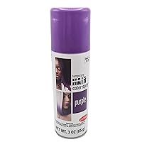 Spray On Wash Out Purple Hair Color Temporary Hairspray 3 ounces