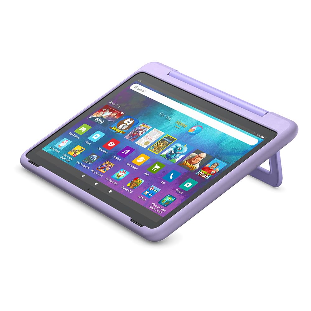 Amazon Kid-Friendly Case for Fire HD 10 tablet (Only compatible with 13th generation tablet, 2023 release) - Happy Day