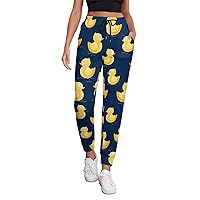 Womens Sweatpants Baggy Casual Drawstring Joggers Pants Octopus Printed Sports Workout Pants with Pockets