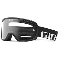 Giro Tempo Unisex Adult Mountain Bike Clear Protective Goggles - MTB, Off-Road Medium-Sized Fit w/Anti-Fog & Over-The-Glasses