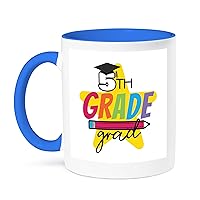 3dRose Janna Salak Designs Graduation Gifts - 5th Grade Grad - Mugs (mug_351105_6)