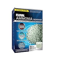 Fluval Ammonia Remover, Chemical Filter Media for Freshwater Aquariums, 3-Pack