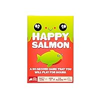 Exploding Kittens Hoppy Salmon - Easter-Themed Card Game for Family Fun - 3-6 Players, Ages 6+ - Quick 90-Second Rounds