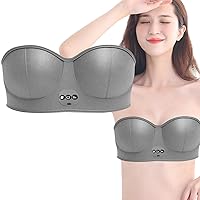 Electric Bust Massager,Breast Enhancer Massager Bra, USB Wireless Electric Massagers for Shaping Beautiful Chest Anti Sagging with 3 Massage Modes