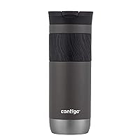 Contigo Byron Vacuum-Insulated Stainless Steel Travel Mug with Leak-Proof Lid, Reusable Coffee Cup or Water Bottle, BPA-Free, Keeps Drinks Hot or Cold for Hours, 20oz, Sake