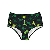 Colorfed Dinosaurs Little Girls' Underwear Soft Kids Brief Underwear Toddler Comfortable Panties